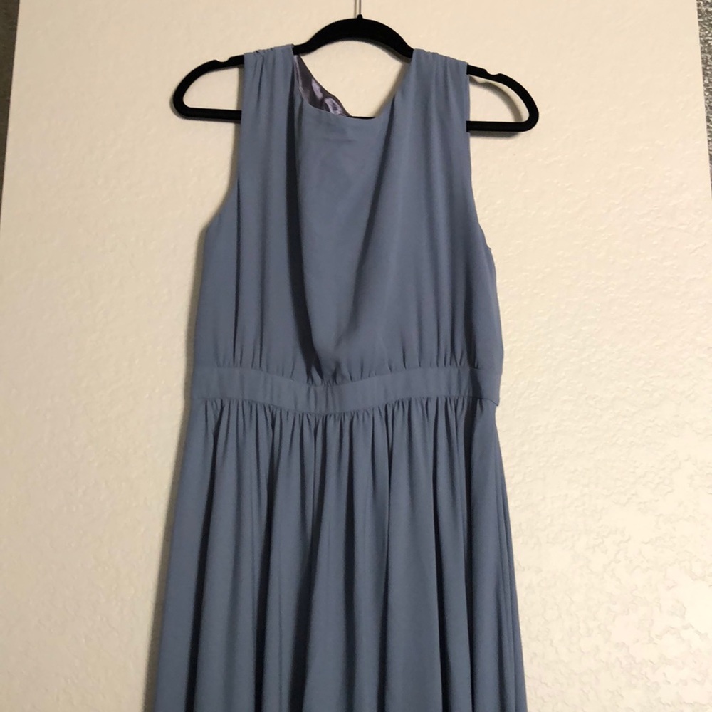 Paper crown bridesmaids dress